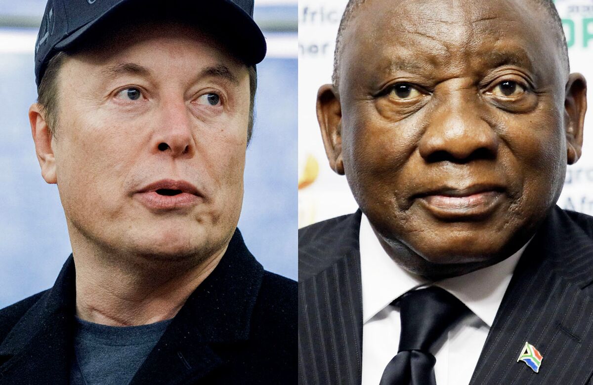 Musk Row Shows Gap With Ramaphosa in South Africa Equity Rules