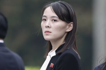 North Korean Leader Kim Jong Un Visits The Monument to War Heroes and Martyrs And Ho Chi Minh Mausoleum