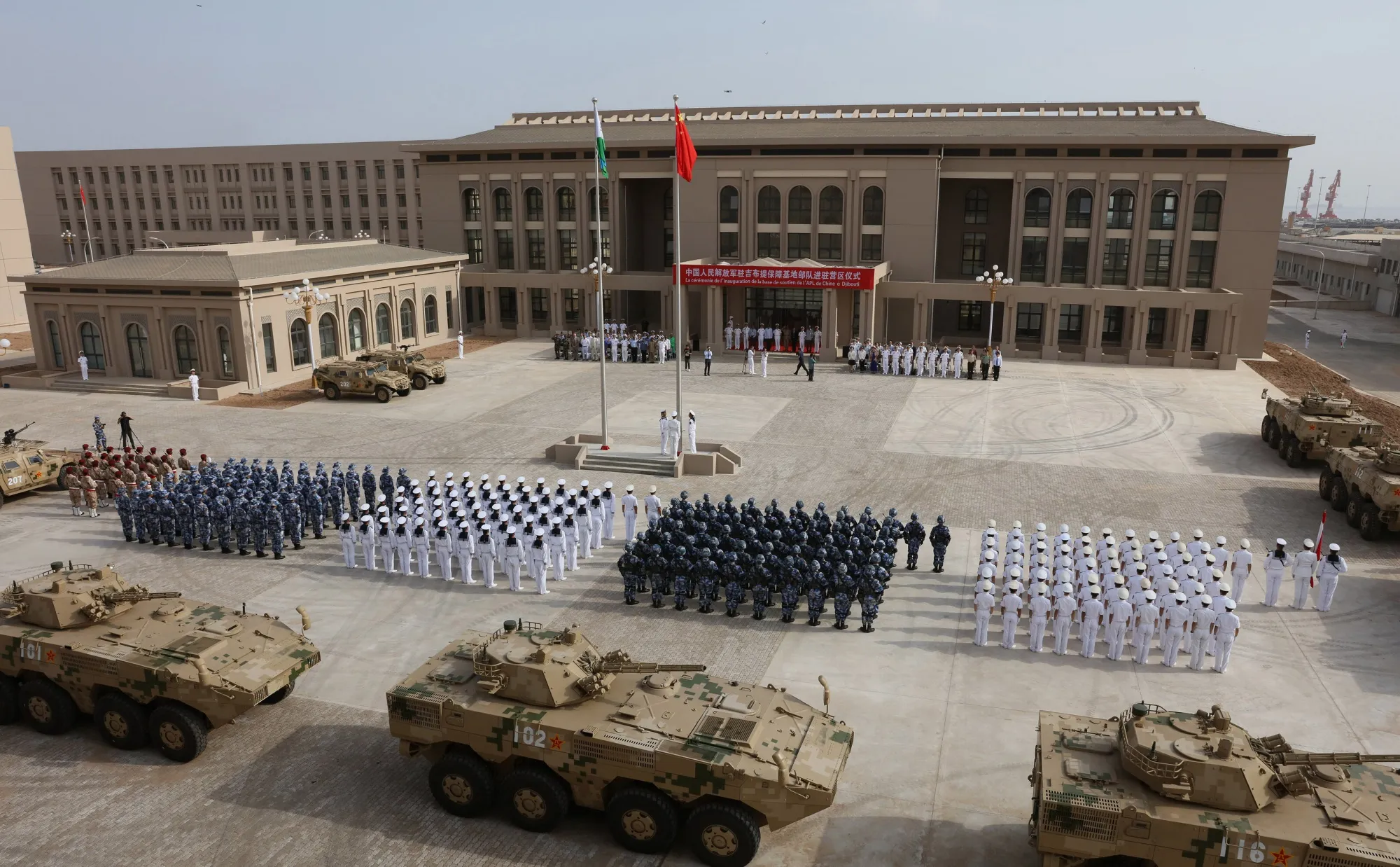 China’s military base in Djibouti.