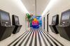 A gorilla sculpture sits in the lobby of the WeWork Cos Inc. 85 Broad Street offices in the Manhattan borough of New York, U.S..
