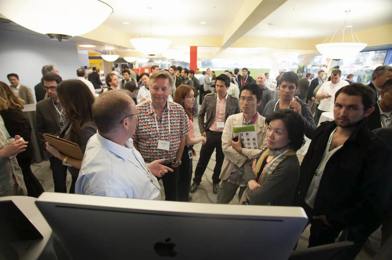 A Plug and Play event, where people worldwide come to meet up. Photographer: Plug and Play Tech Center via Bloomberg