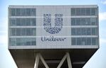 Logo of Unilever at the headquarters in Rotterdam. 