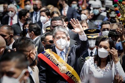 Ecuadorian President Guillermo Lasso Takes Office