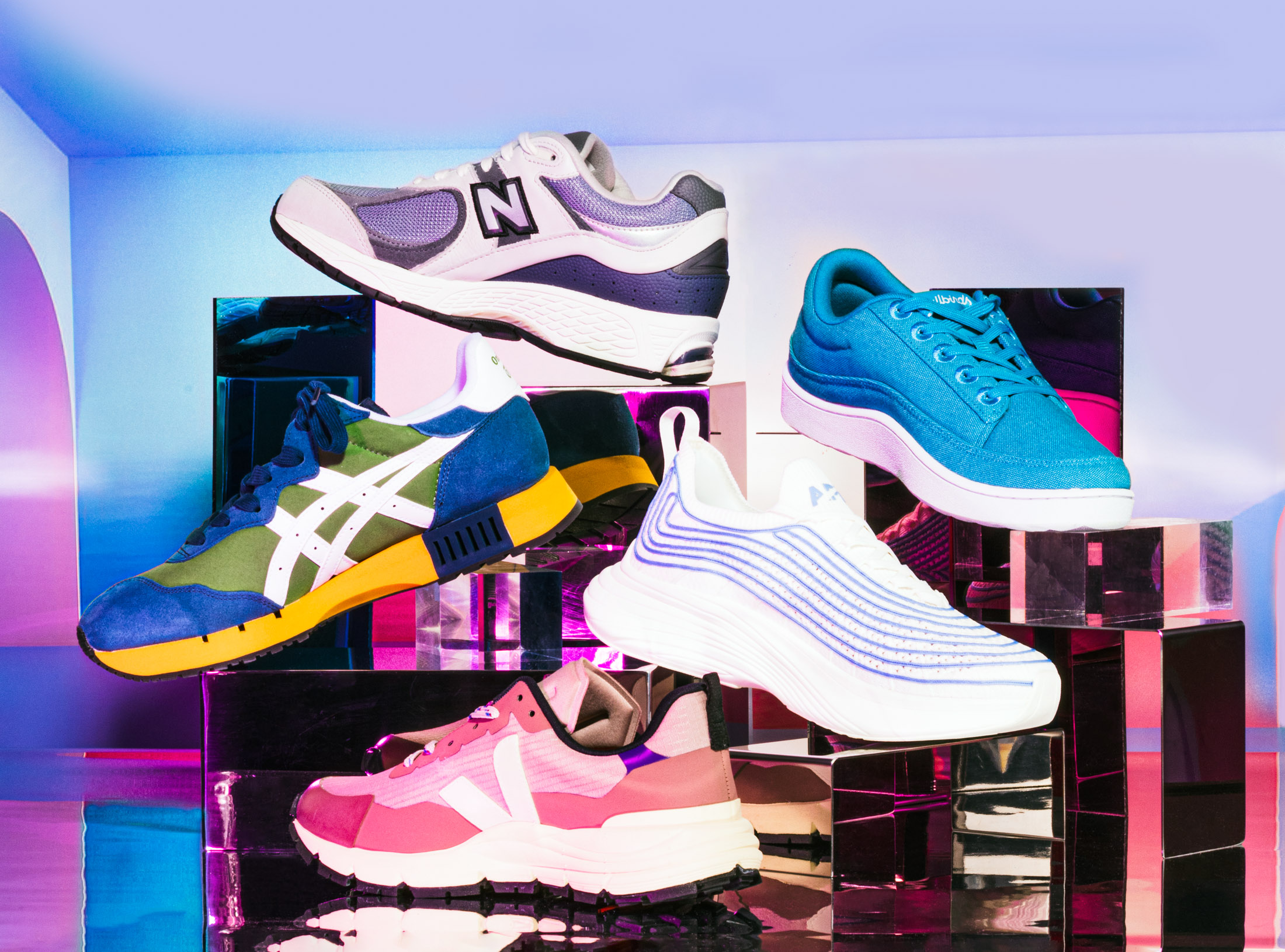 Colorful Athletic Sneakers Are Newest Addition to Serious Office
