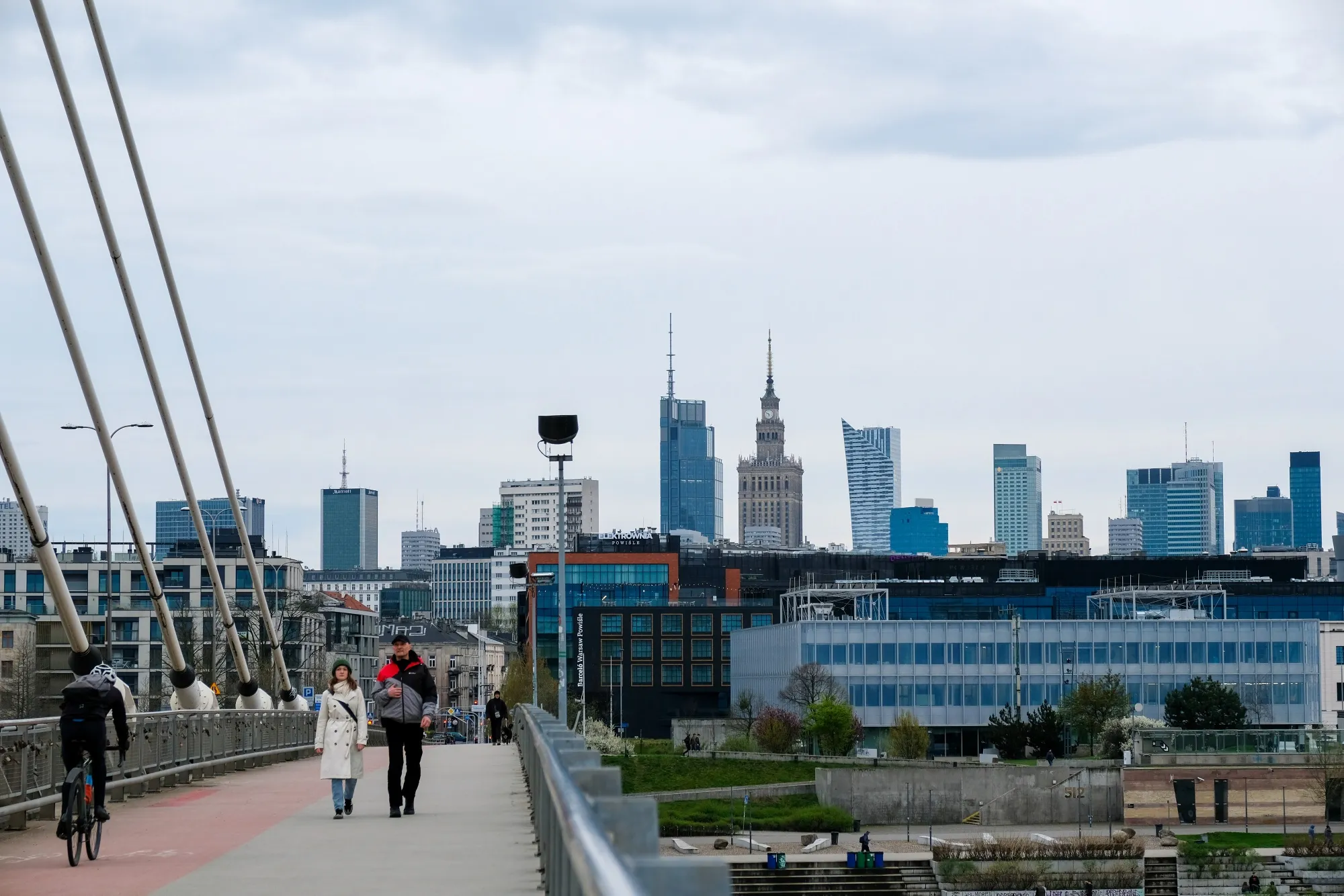 Downtown Warsaw.