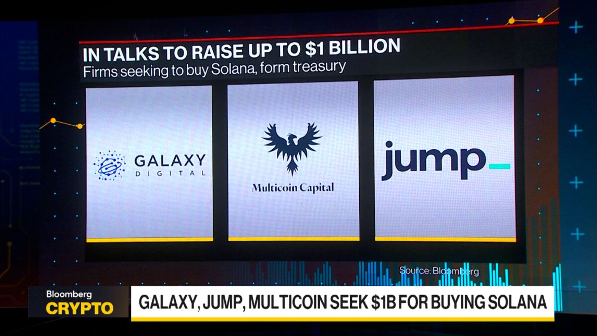 Galaxy, Jump, Multicoin Seek $1B for Buying Solana