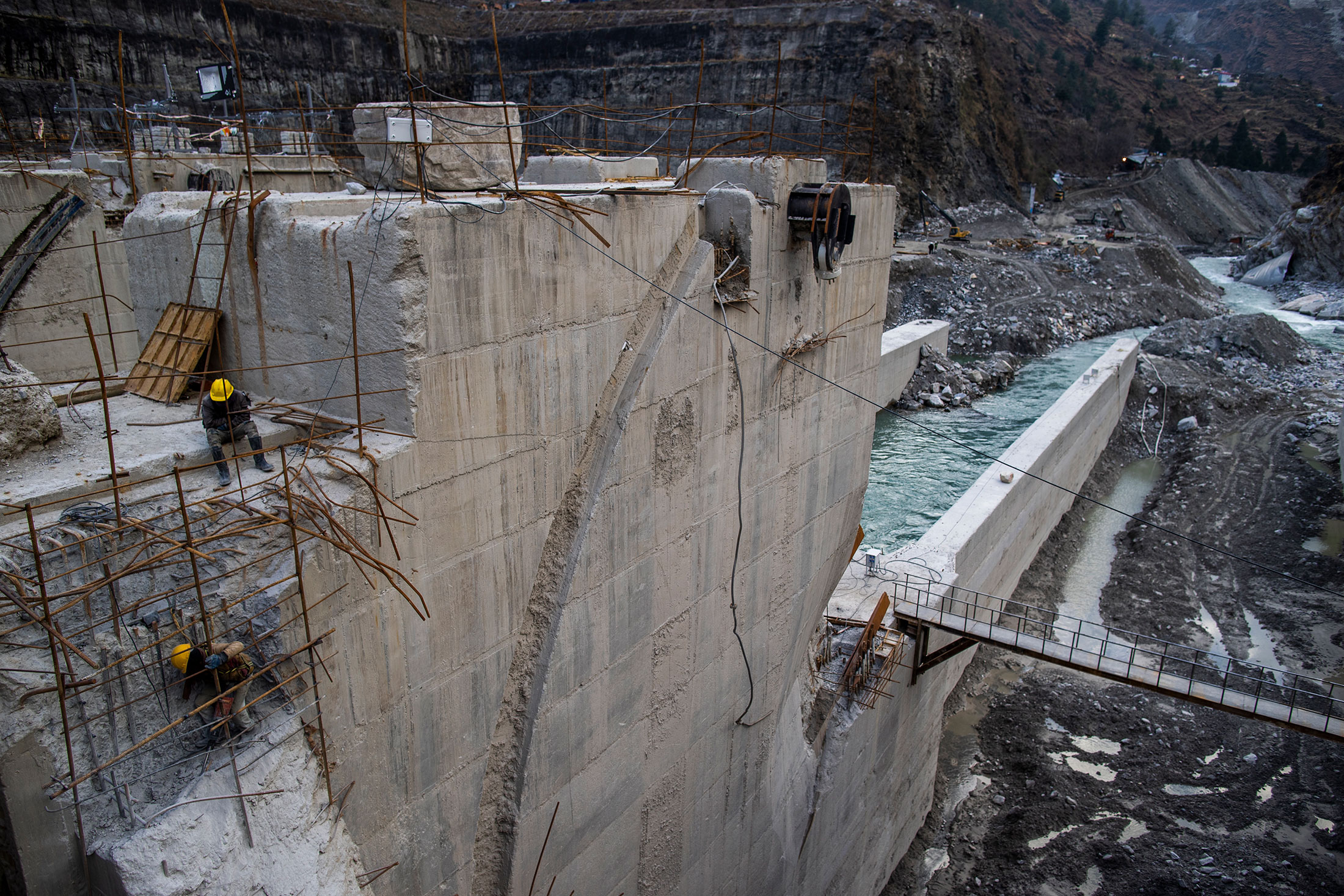 Water can be reused to produce hydroelectric power.