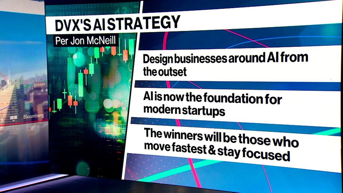 ⚫️ BLOOMBERG: "I Fondamenti delle Startup Cambiano: Jon McNeil di DVx Ventures Svela Nuove Strategie nell'Era Post-AI"