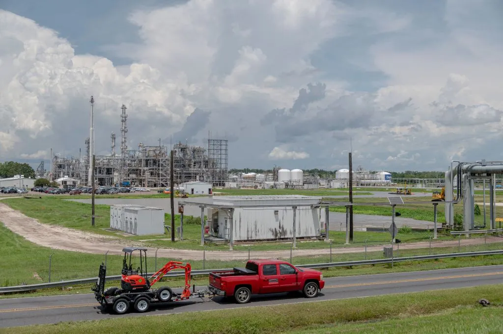The Denka factory in Louisiana’s&nbsp;"Cancer Alley."&nbsp;