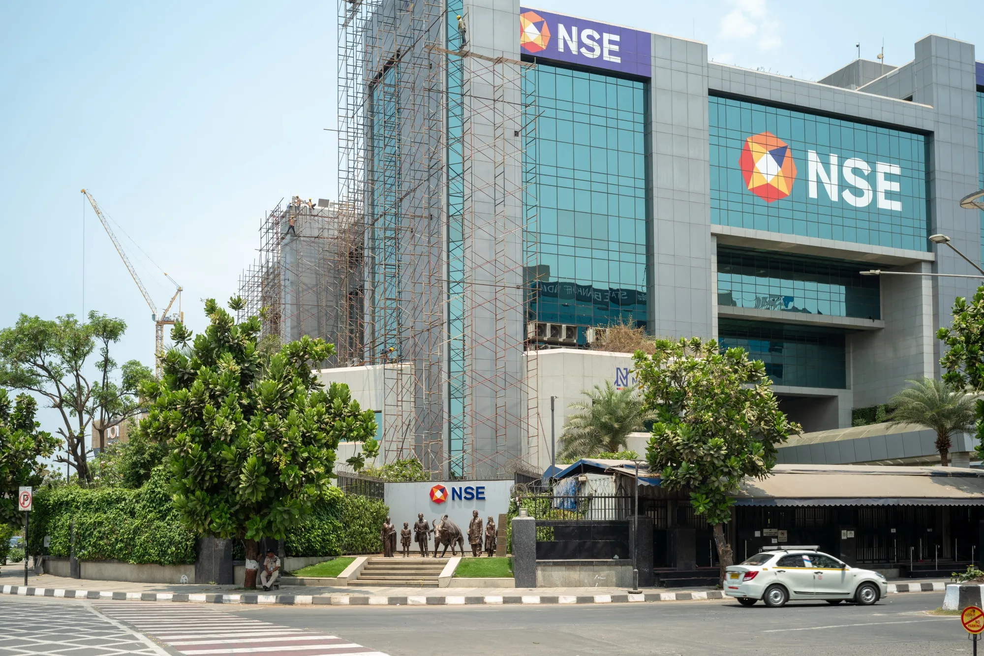 The National Stock Exchange building in Mumbai.