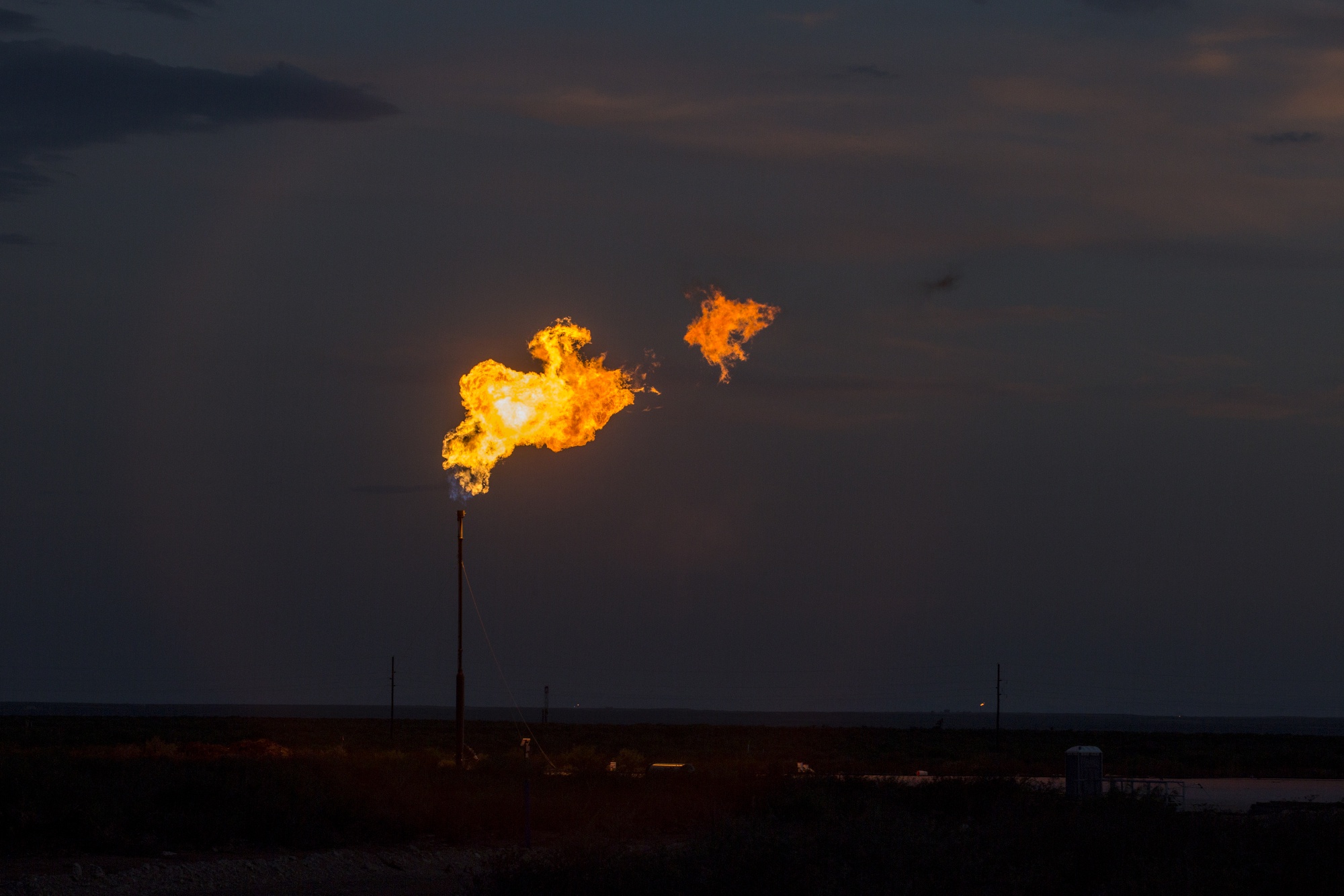 Flares As Natural Gas Tumbles After 'Momentum Killer' U.S. Storage Gain