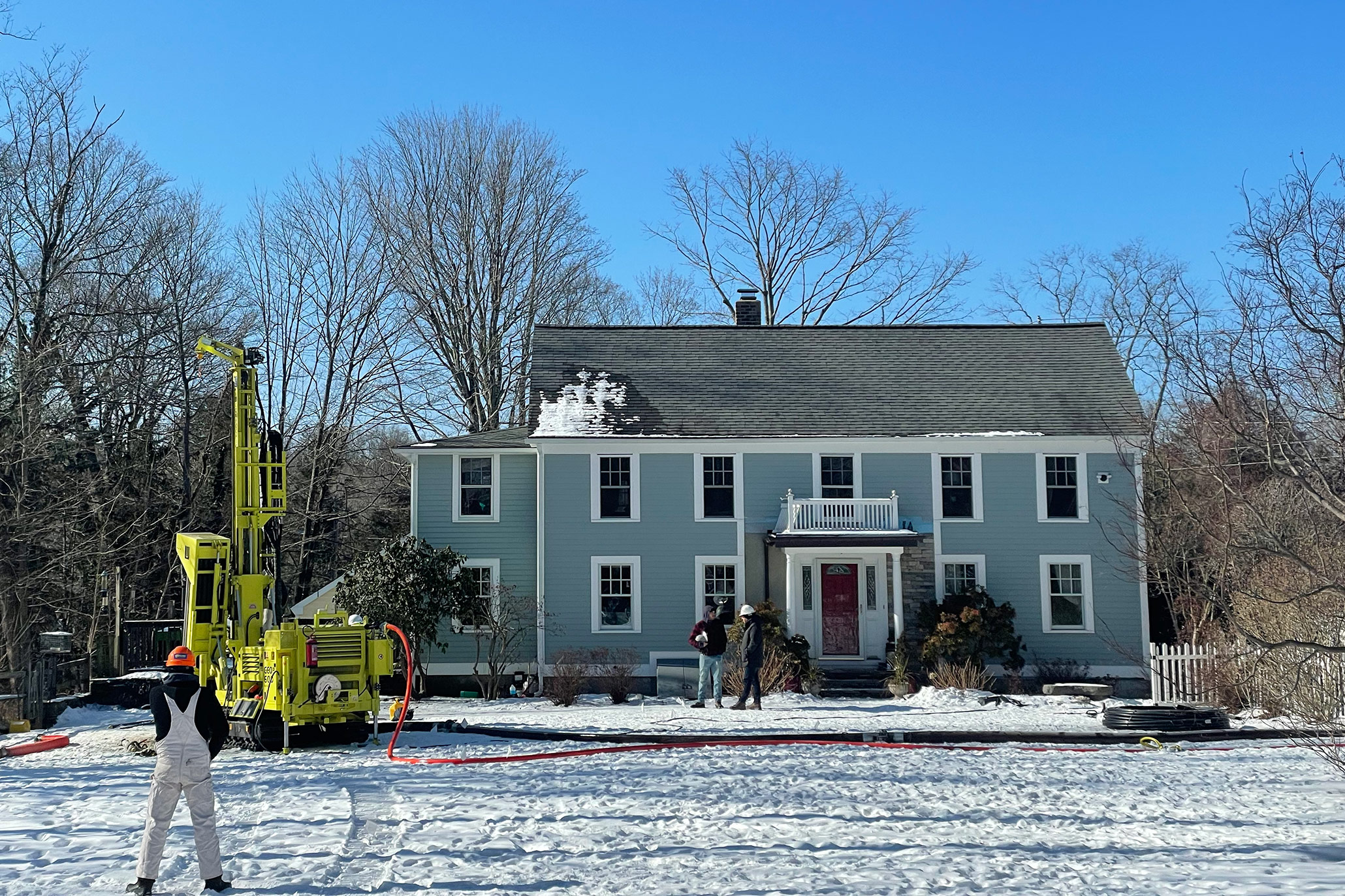 Dandelion installs geothermal heat pumps in a residential home in New York.&nbsp;