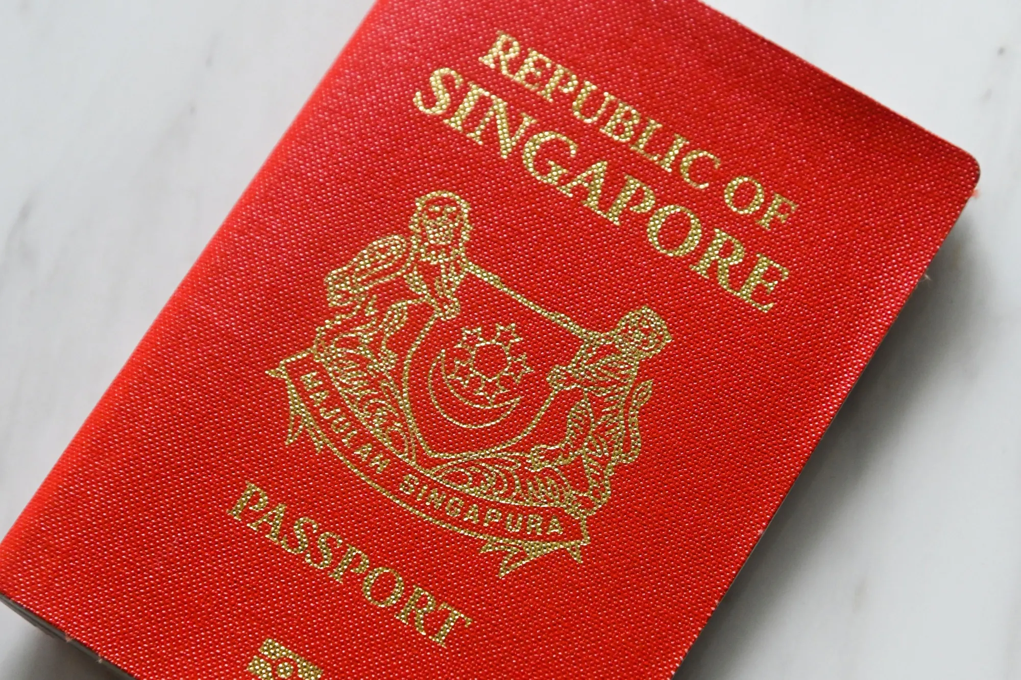A Singapore passport.