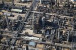 Aerial Views Of The Esso Oil Refinery Operated By Exxon Mobil Corp