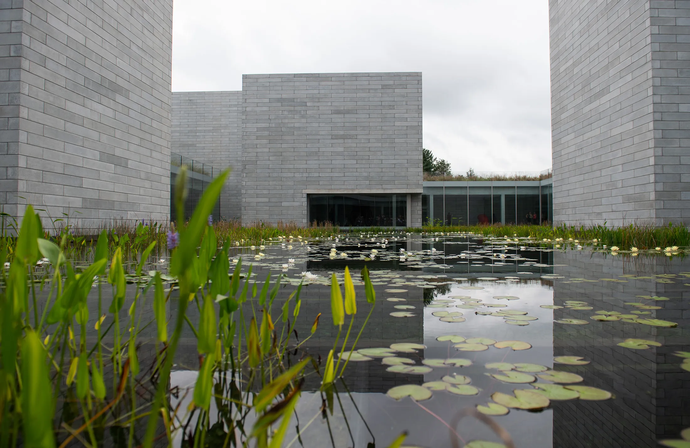 The Pavilions building at Glenstone.
