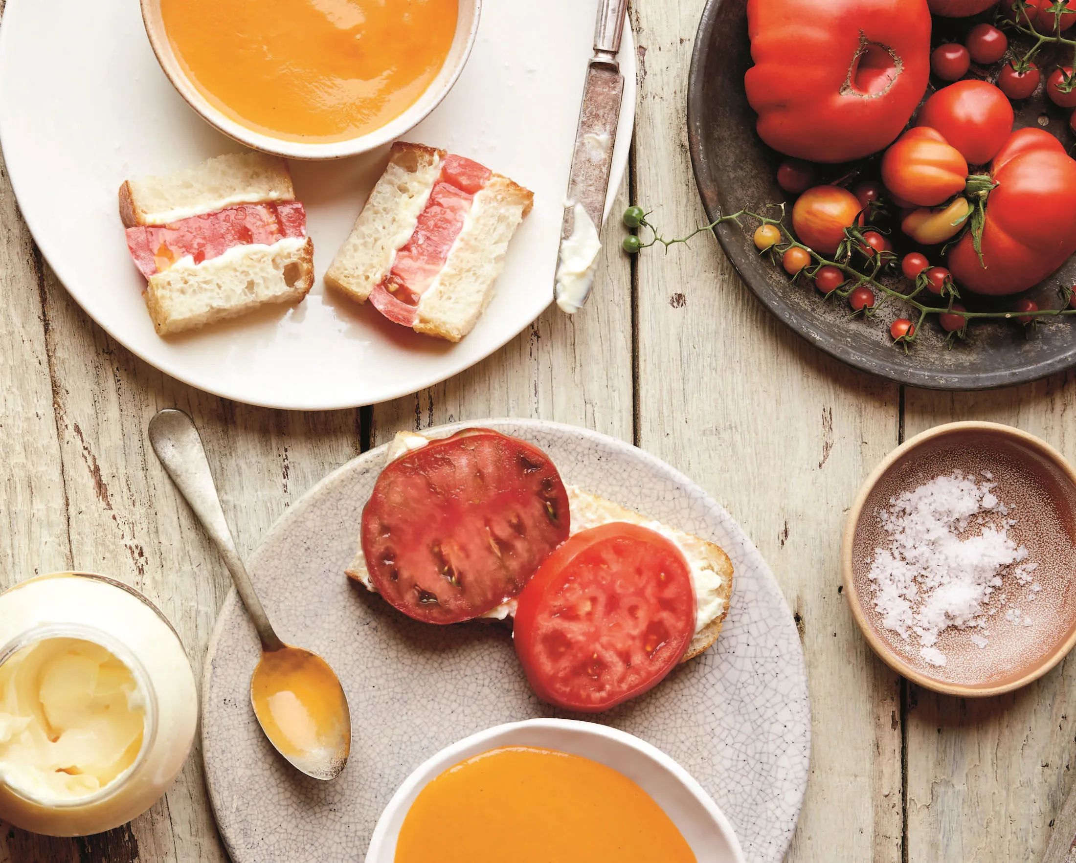 To complement&nbsp;the perfect tomato sandwiches, tomato soup.&nbsp;