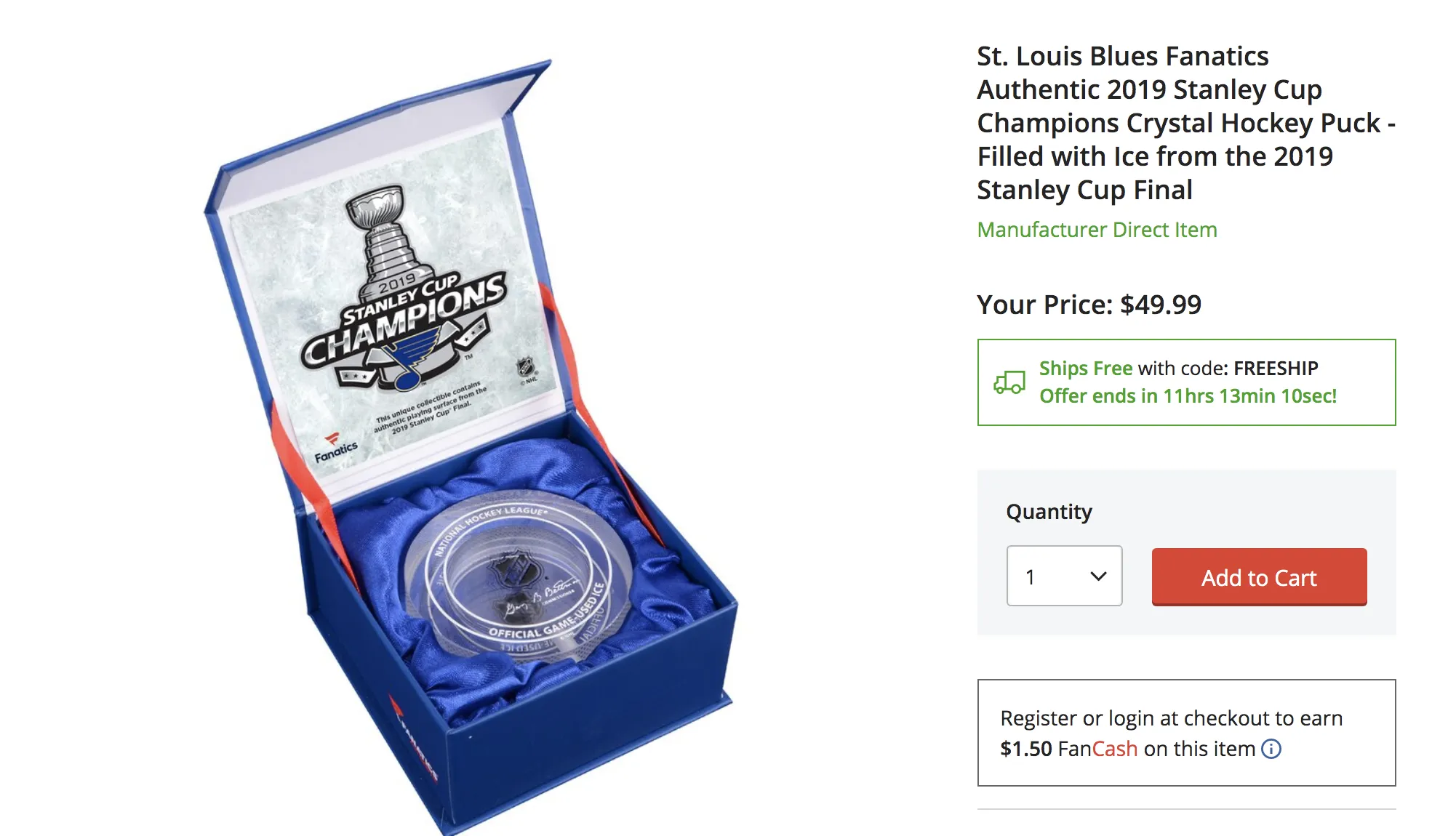 St. Louis Blues Win Stanley Cup, Break NHL Merchandise