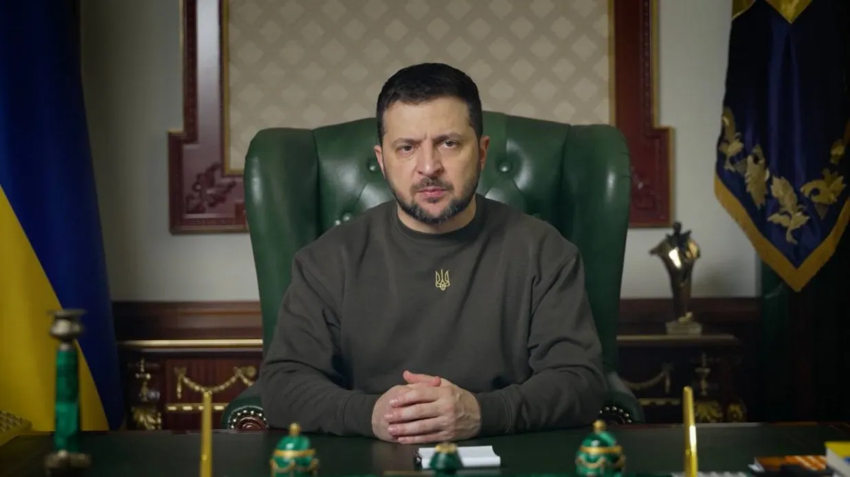 Volodymyr Zelenskiy on Jan. 23.