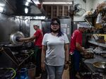 Lala Abalon in the kitchen of her family’s restaurant in Bulacan, Philippines.&nbsp;