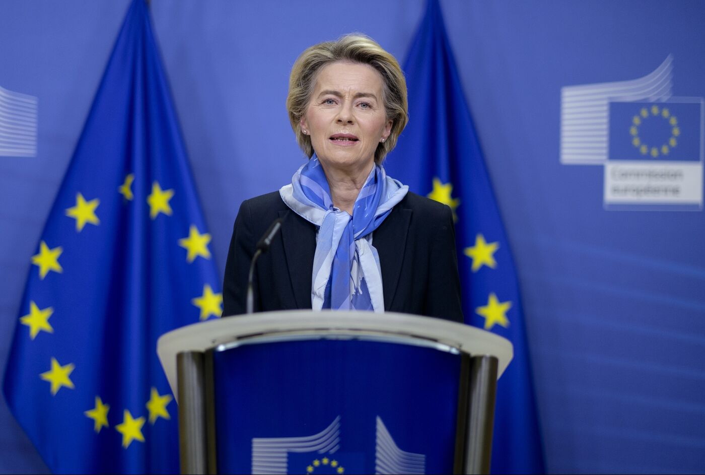 European Commission President Ursula Von Der Leyen News Conference