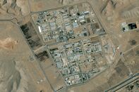 Satellite view of the Isfahan enrichment facility following Israeli airstrikes, on June 16.