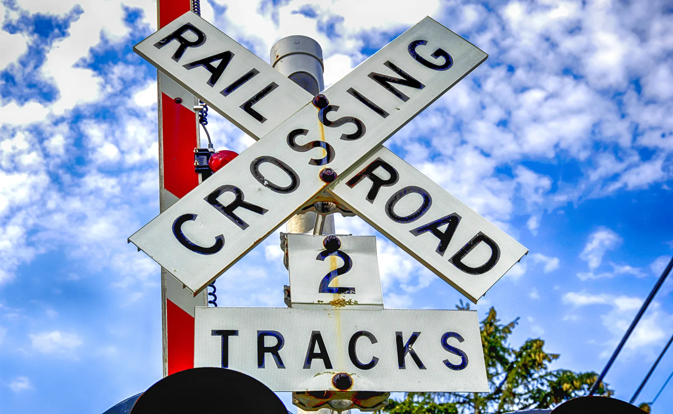 RF train Railroad Crossing