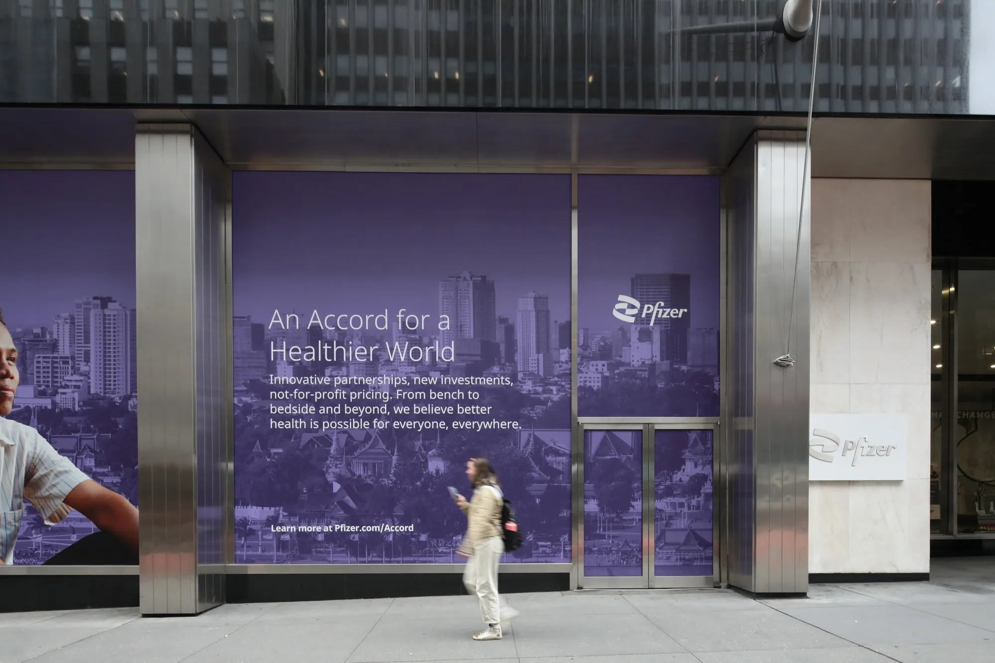 The Pfizer headquarters in New York.