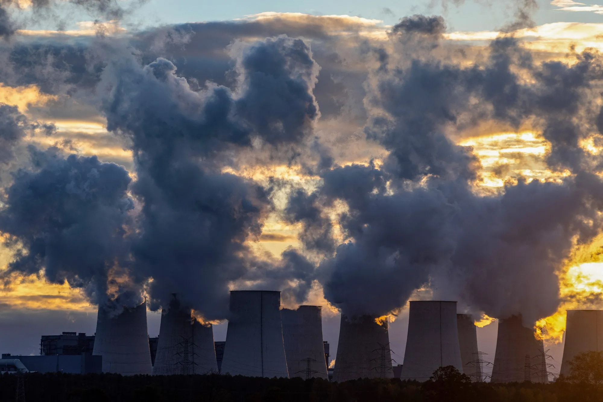 A coal-fired power plant, in&nbsp;Germany.