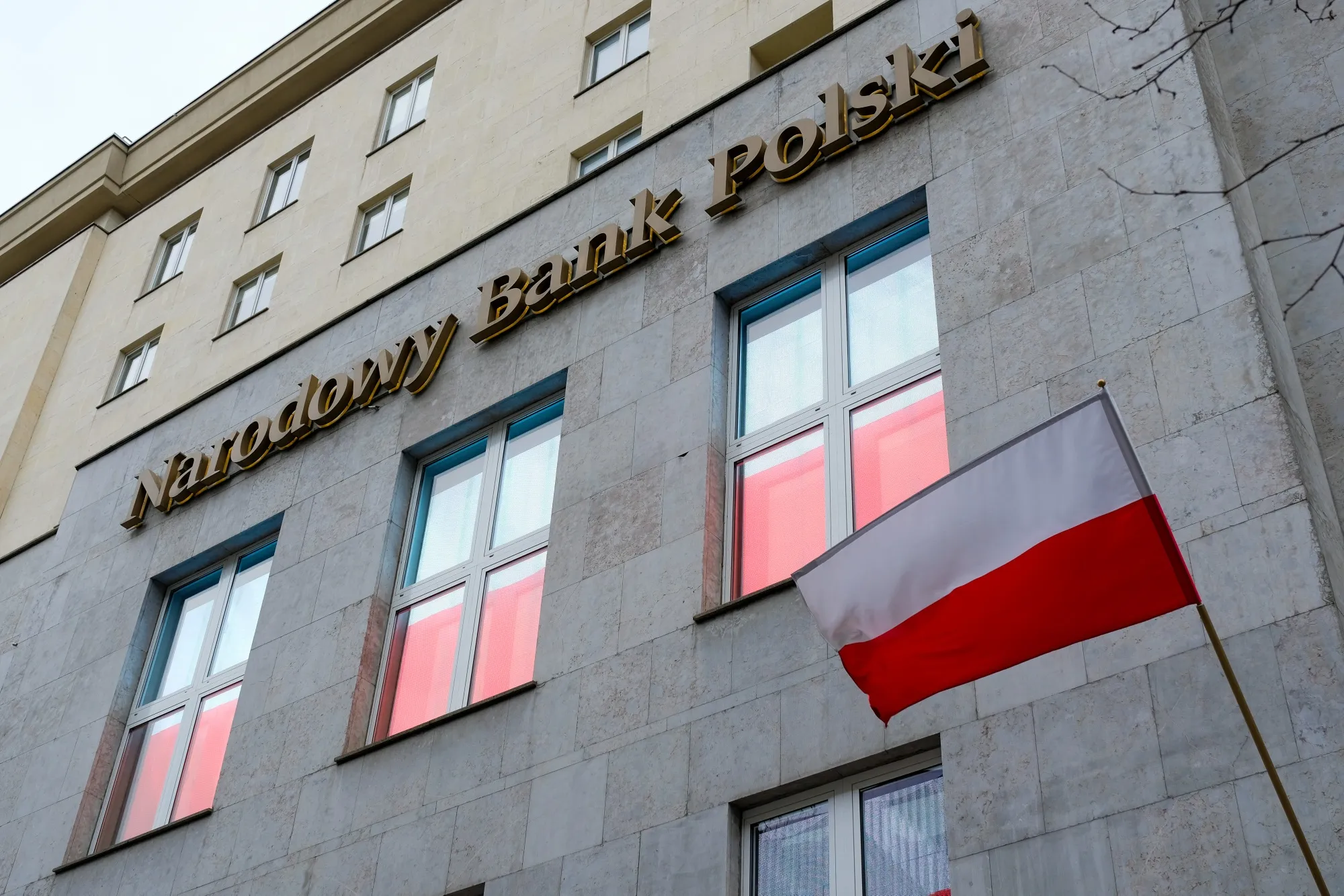 The National Bank of Poland in Warsaw.