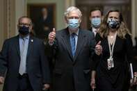 Senate Votes On Confirmation Of Supreme Court Nominee Amy Coney Barrett