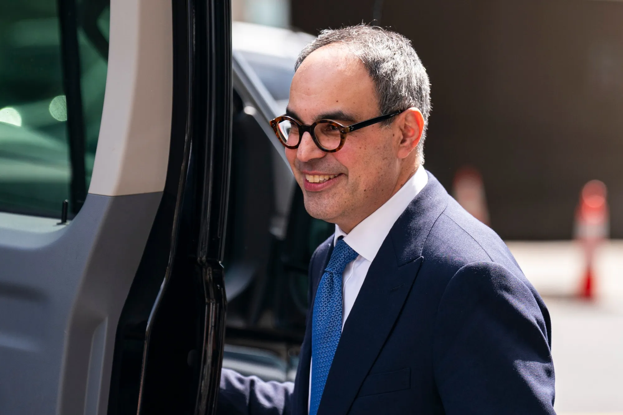 Jonathan Kanter exits federal court in Washington, DC, on Sept. 12.