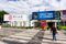 A Bank of China billboard greets travelers at the airport in Lusaka.