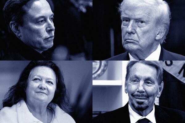 World’s Richest Added a Record $2.2 Trillion in Wealth This Year