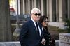 Roger Stone arrives at federal court in Washington, D.C., on Nov. 4, 2019.