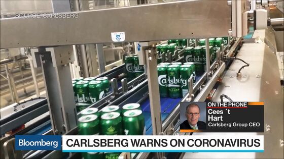 Carlsberg Says Coronavirus to Curb Beer Sales