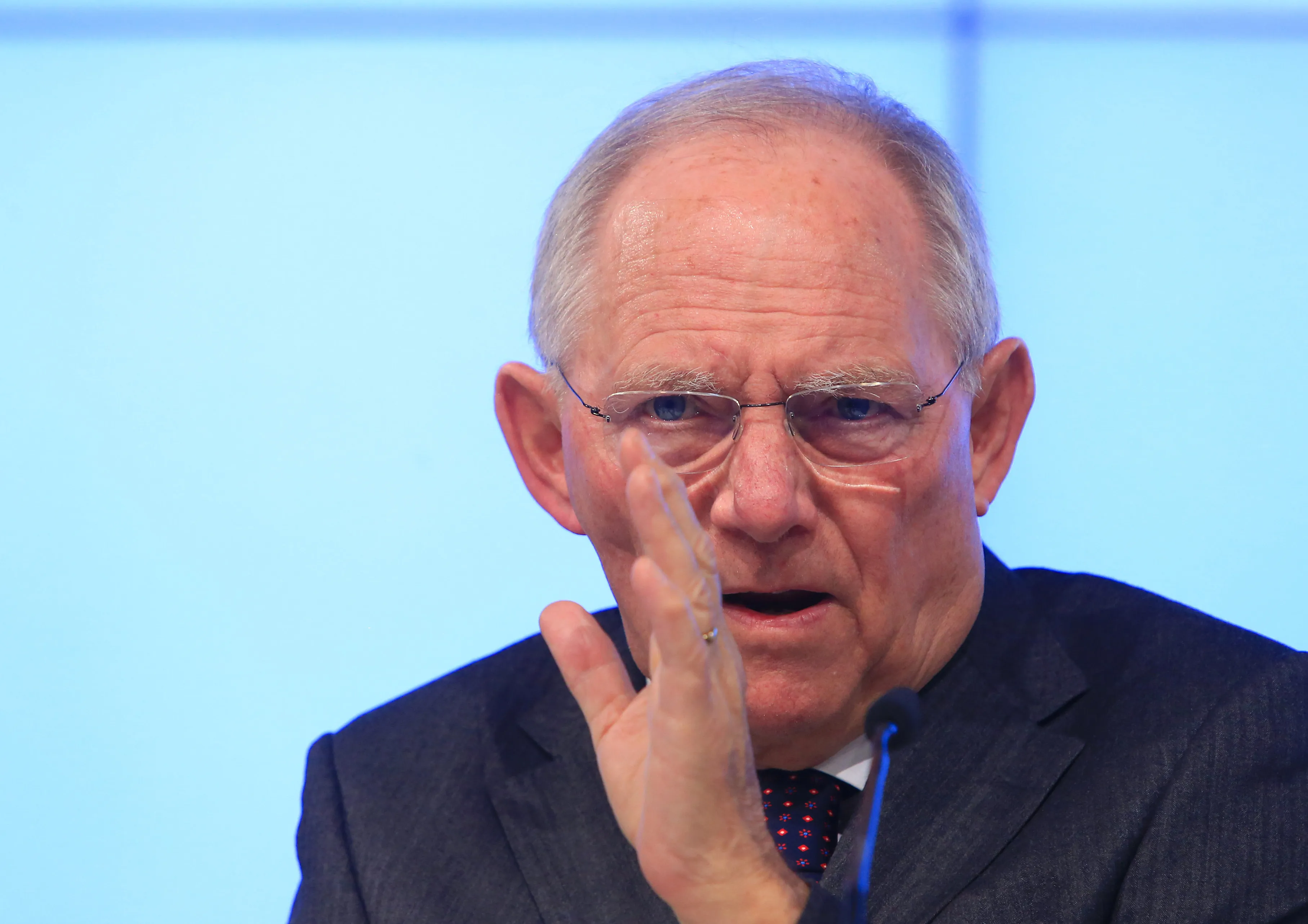Is Wolfgang Schaeuble serious?
