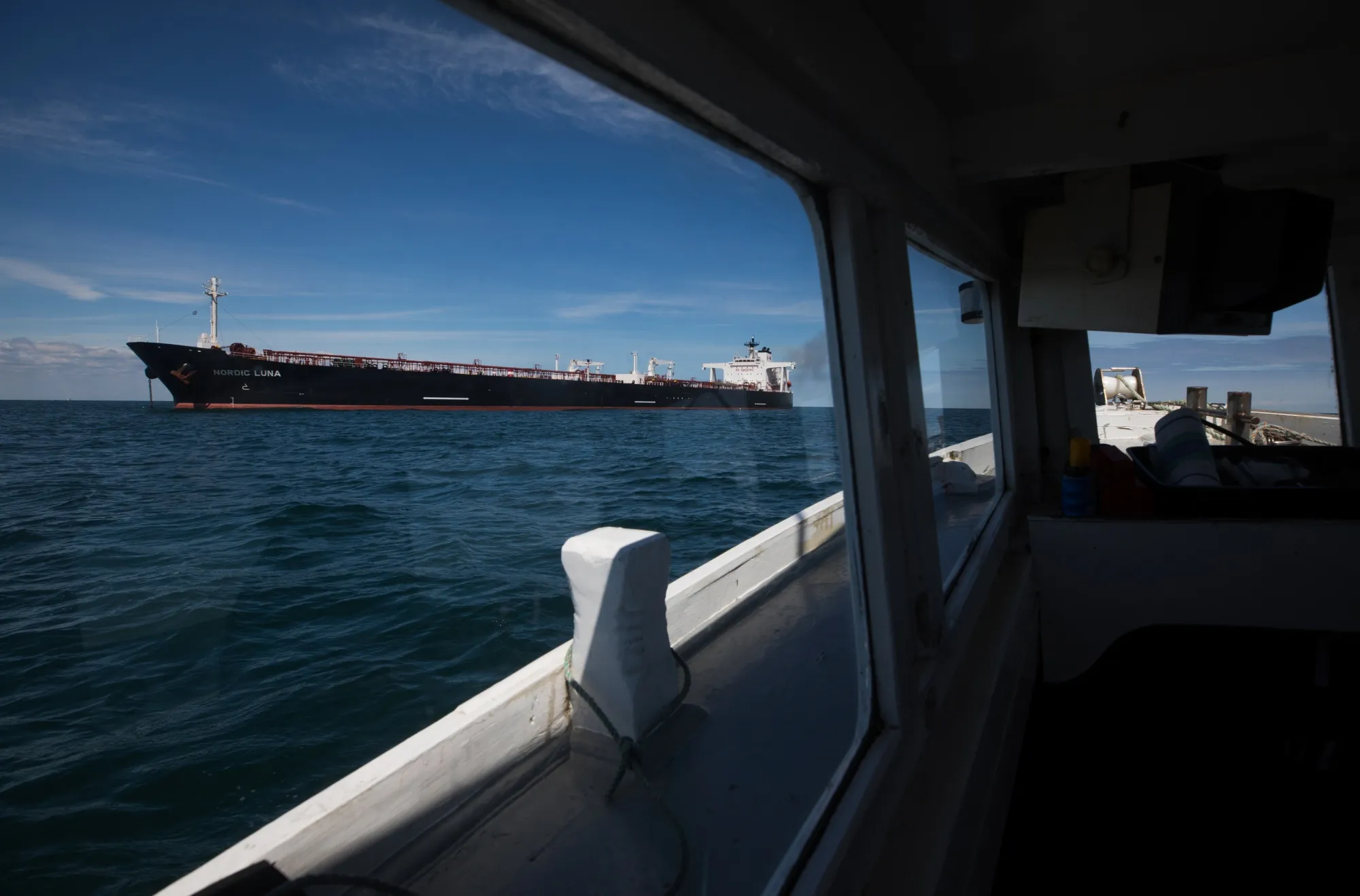 Oil Tankers Anchored Off The U.K. Coast While Investors Weigh Recovery