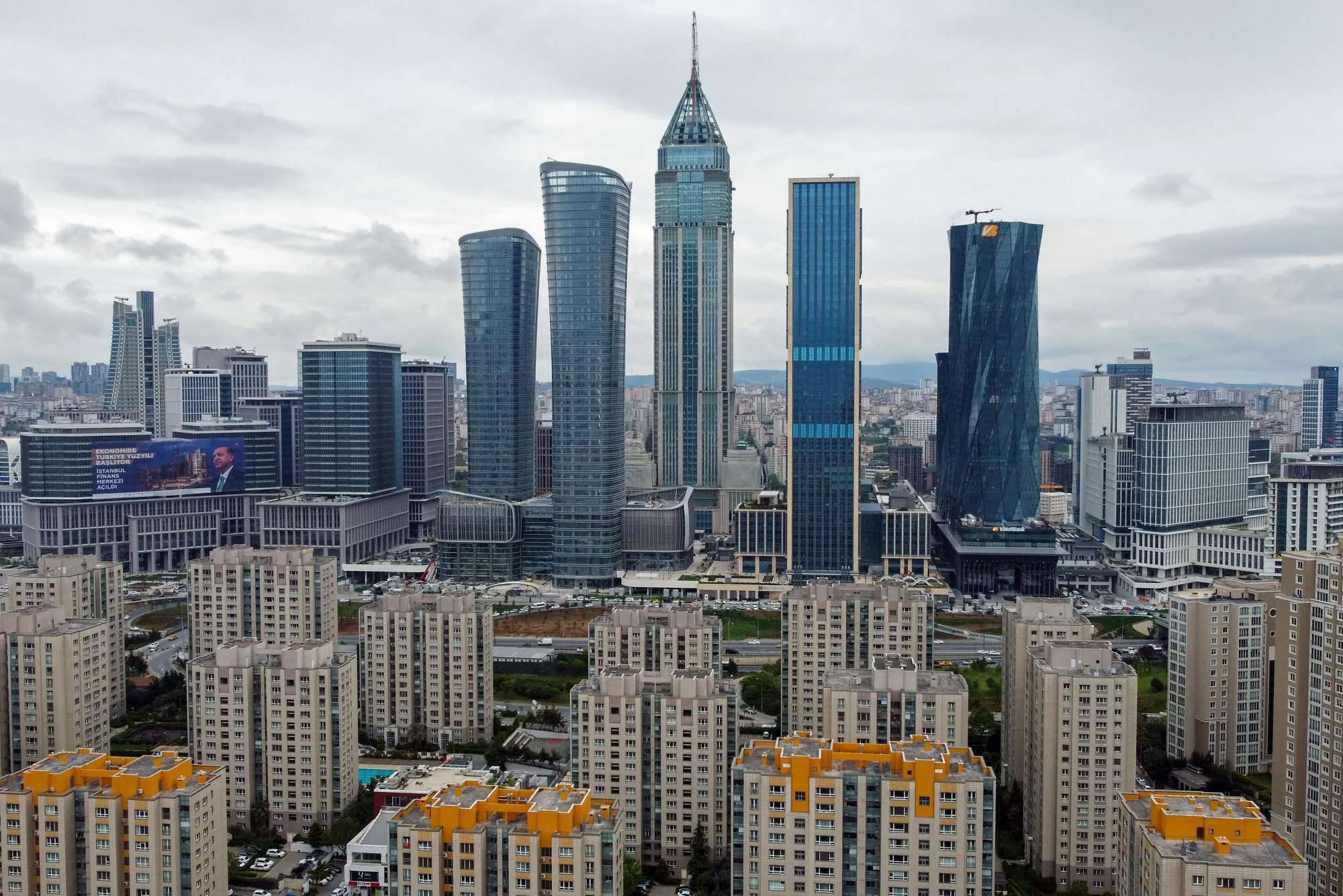 Residential apartment blocks and office buildings in the Istanbul Finance Center. This weekend’s Turkish presidential election has the world watching, given the potential consequences far beyond the nation’s borders.
