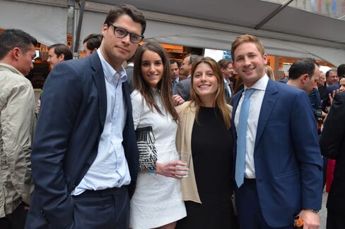 Josh Black, Ali Rachesky, Charlotte Van Dercook and Nathan Bram
