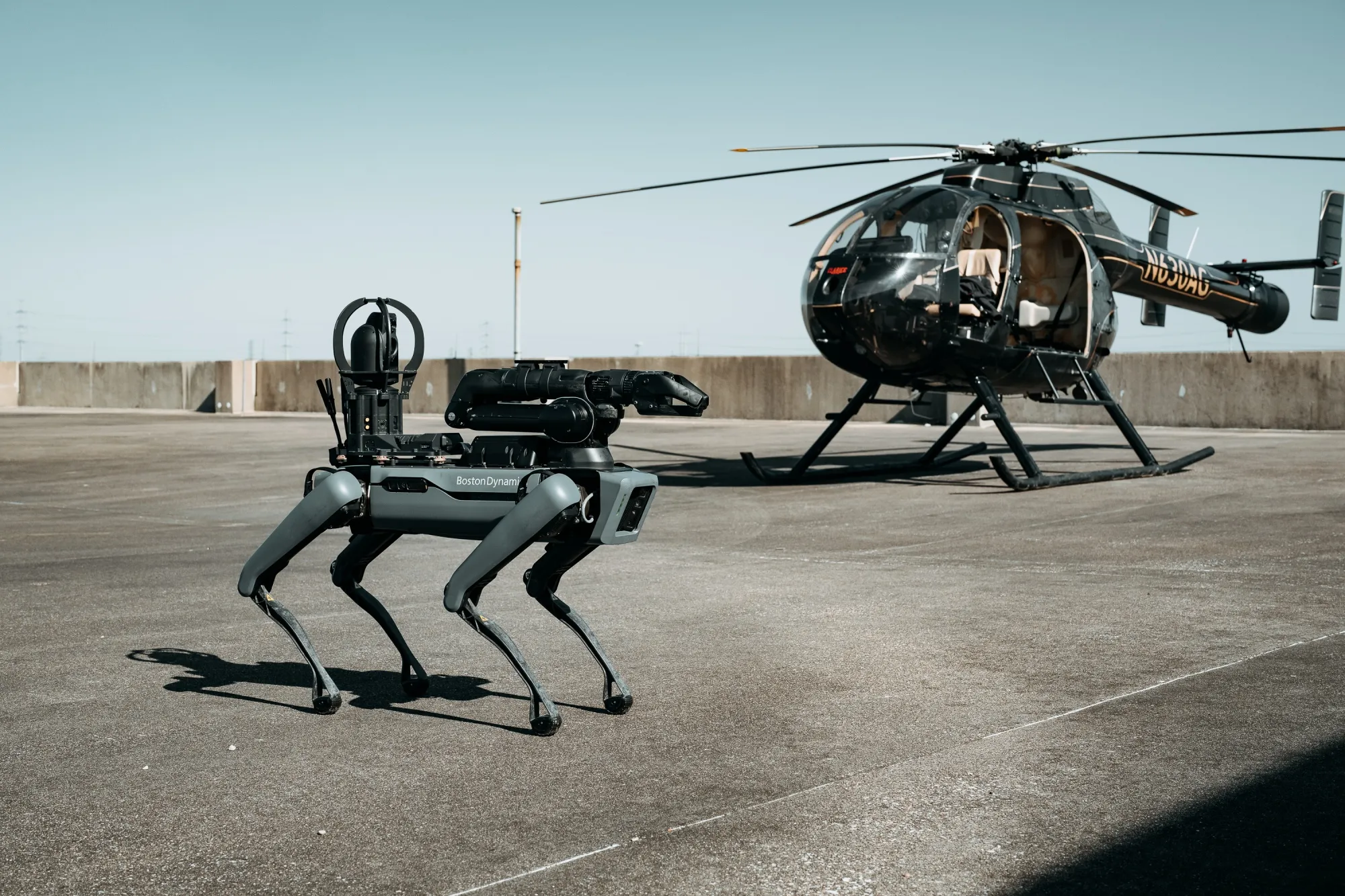 Spot, the four-legged&nbsp;robot from Boston Dynamics Inc.