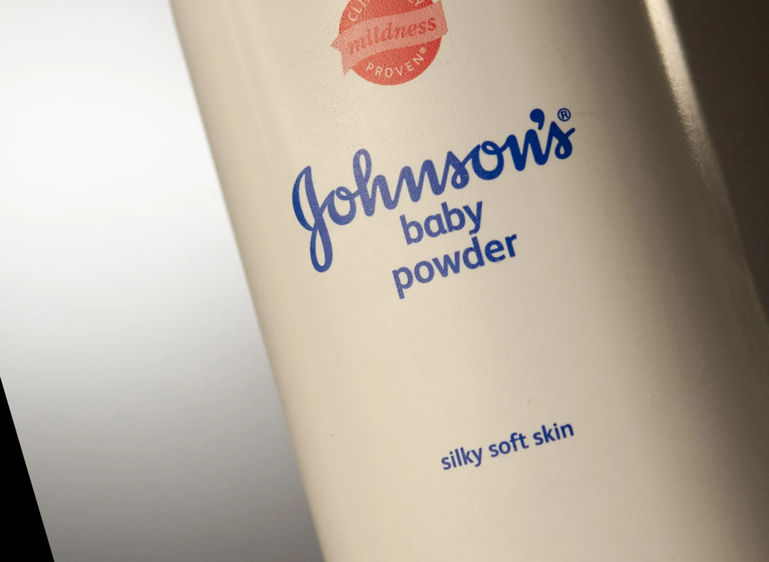 Johnson &amp; Johnson baby powder.
