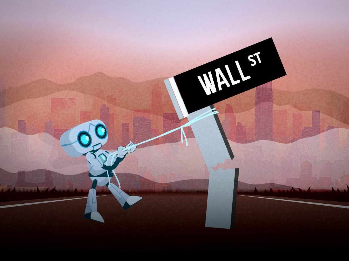 IMAGE_ROBOT_PULLING_DOWN_WALL_STREET_SIGN