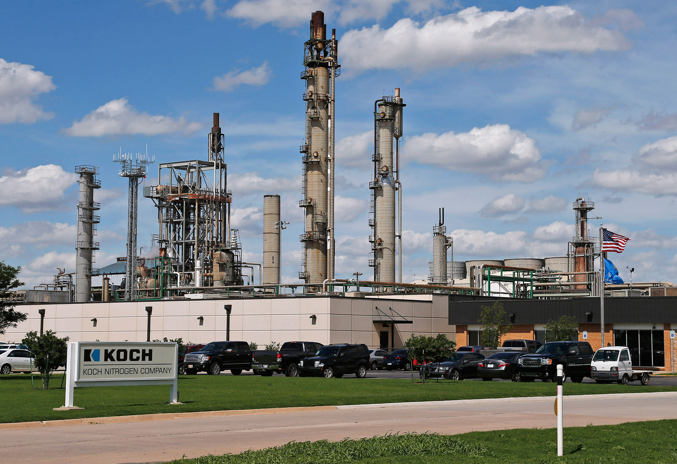 The Koch Nitrogen Co. in Enid, Okla., on June 6, 2013.
