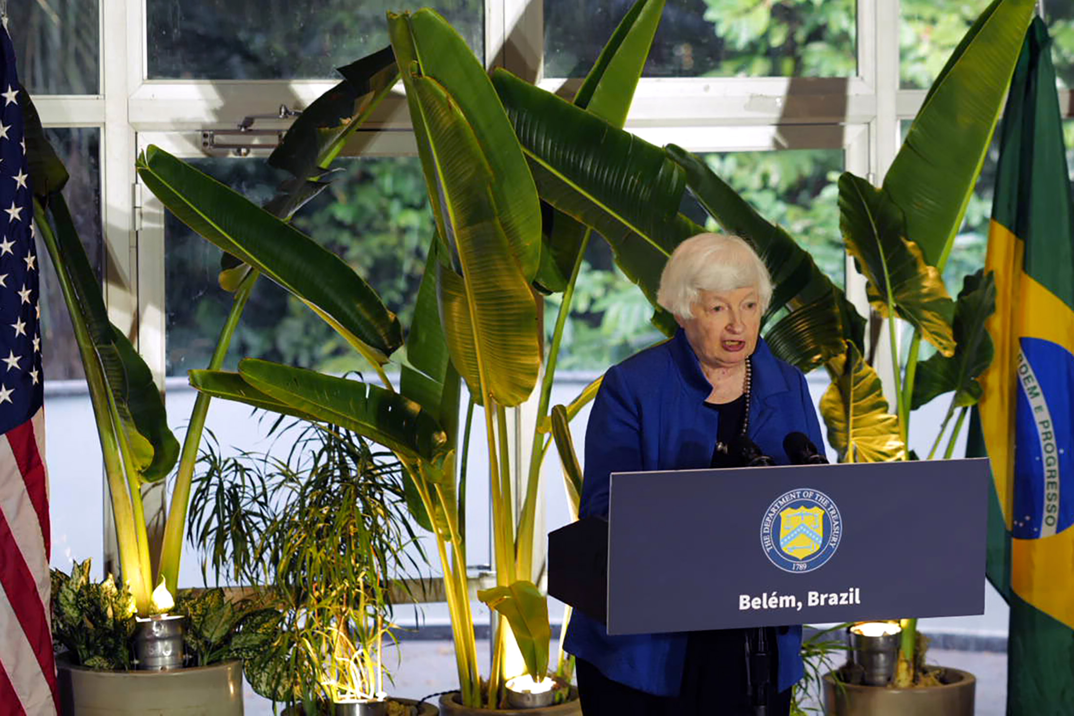 Yellen in Amazon, Calls Climate Fight World’s Greatest Economic ...