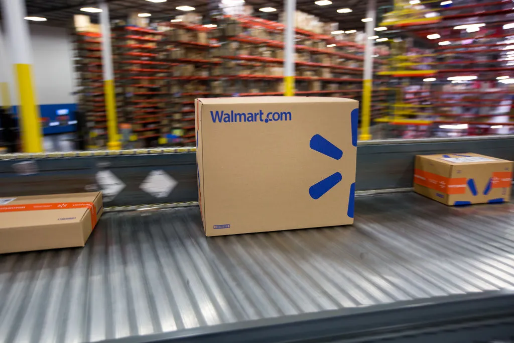 Operations Inside A Wal-Mart Stores Inc. Distribution Center
