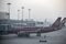 A Juneyao Airlines Co. aircraft sits on the tarmac at Shanghai Hongqiao International Airport in Shanghai, China, on Tuesday, March 15, 2016. Juneyao Airlines Co. aims to double its fleet by 2020, expecting the mid-year opening of Disney's Shanghai park and more tourist travel to further drive flight demand as the privately run Chinese carrier considers joining a global alliance. Photographer: Qilai Shen/Bloomberg