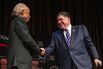 Pritzker and Sharpton
