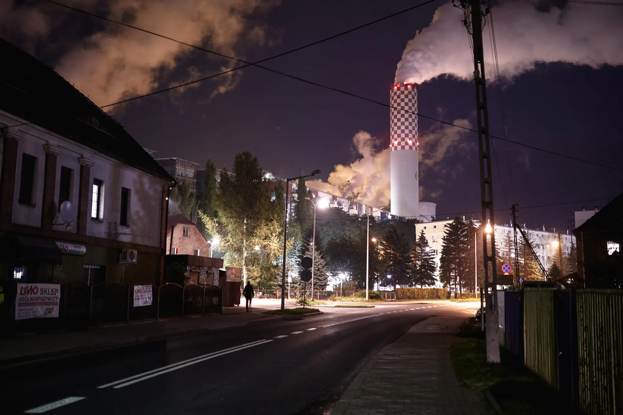 Emissions rise from chimneys at a coal powered power plant in Bogatynia, Poland.