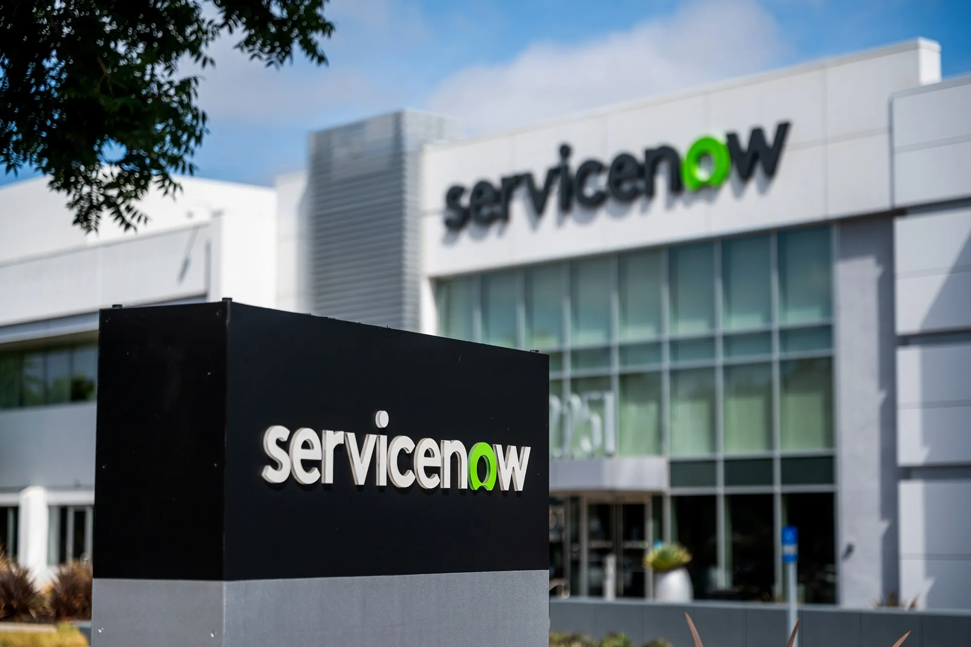 The ServiceNow headquarters in Santa Clara, California.