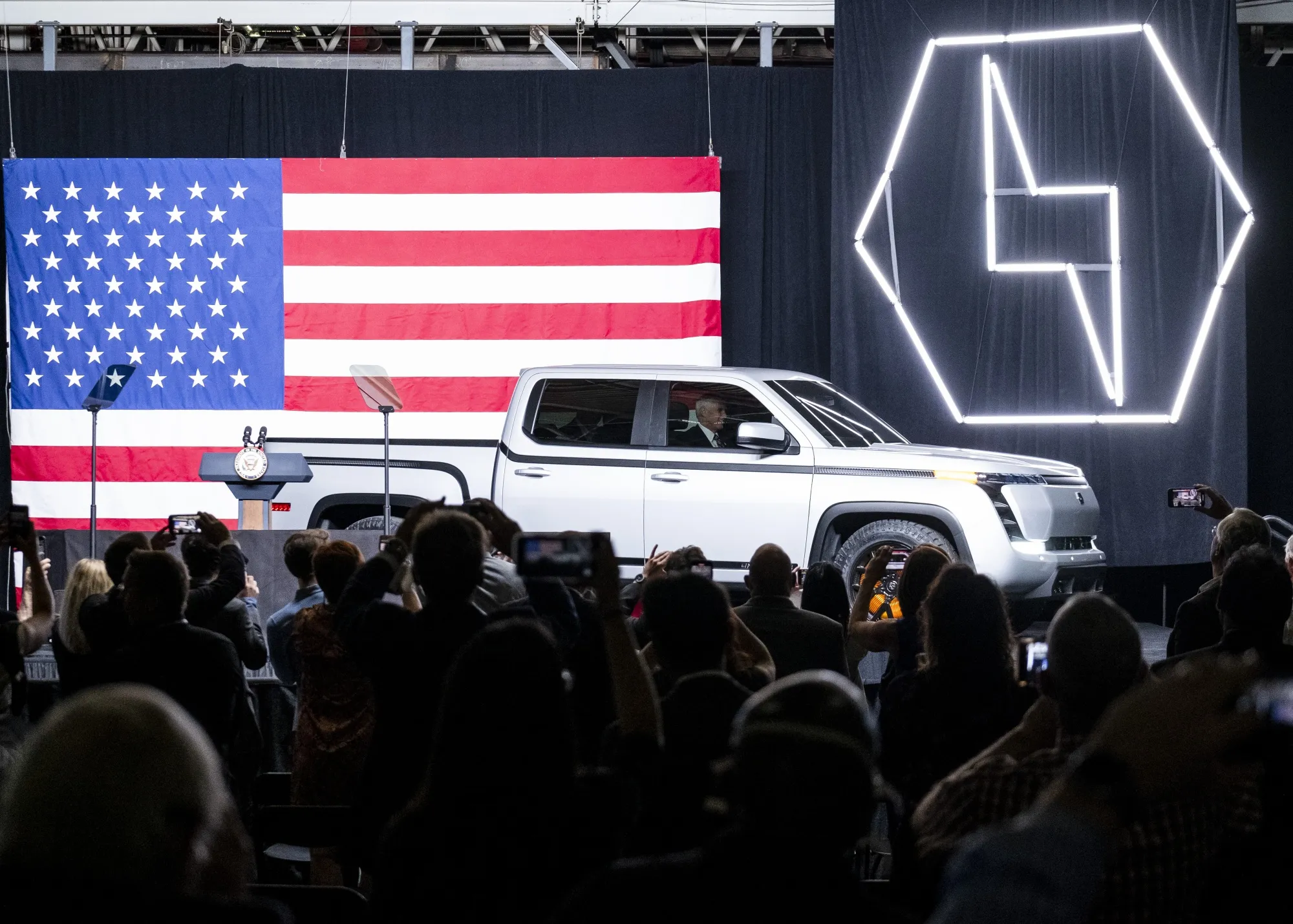 The Lordstown Motors Endurance electric pickup truck in 2020.